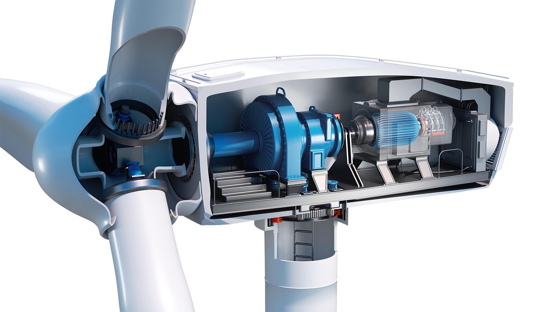 Otvorena turbina prikazuje primenu rešenja ZEISS Metrology